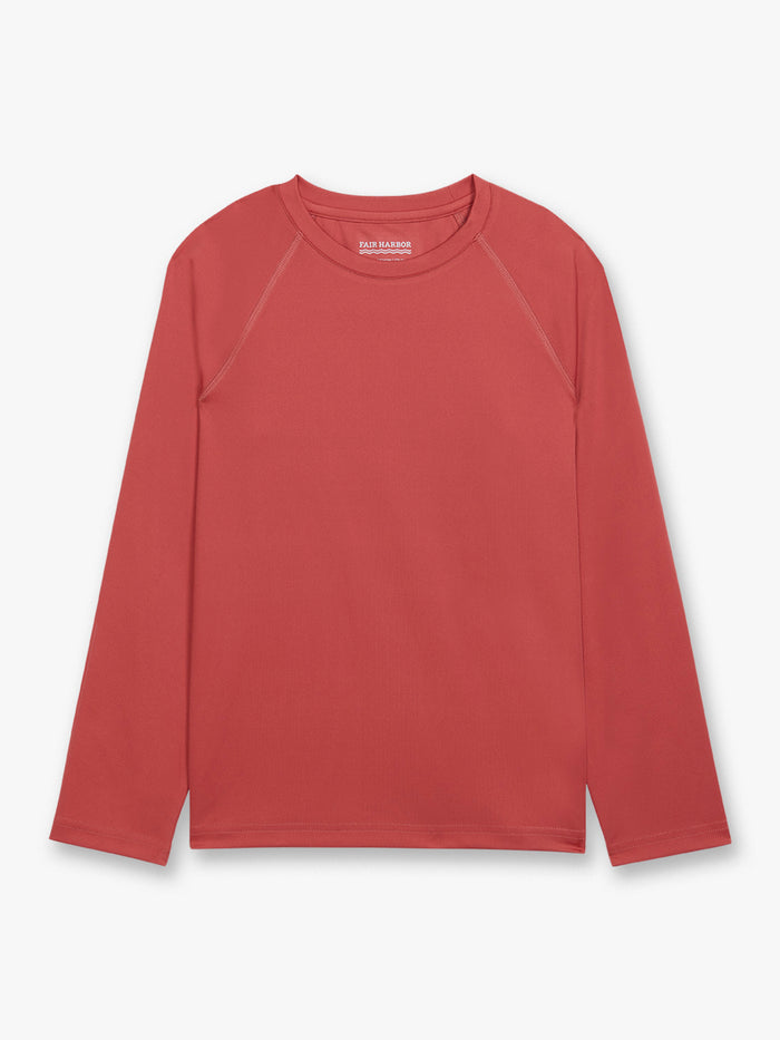 Kids Anchor Rashguard | Washed Red