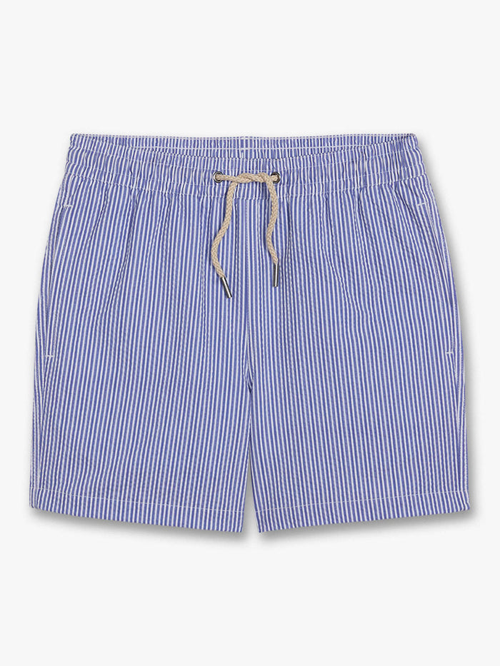 Kids Bayberry Trunk | Light Blue Seersucker