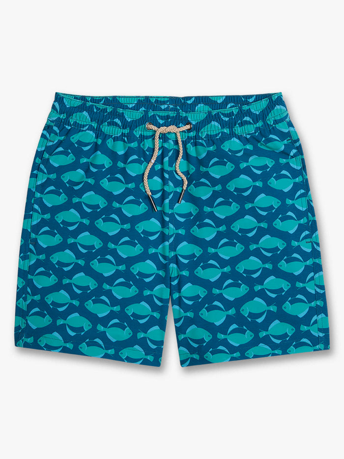 Kids Bayberry Trunk | Teal Flounders