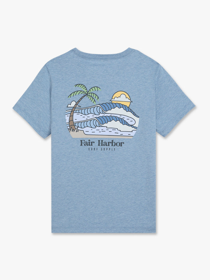 Kids Kismet Graphic Tee | Blue Waves