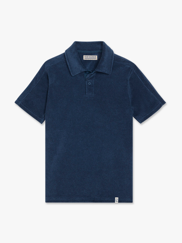 Kids Ravello Terry Polo | Navy