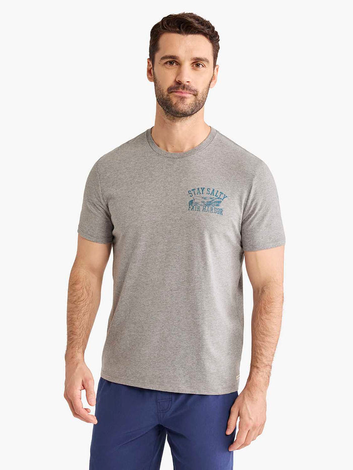 Kismet Graphic Tee | Boat Adventure - Heather Grey