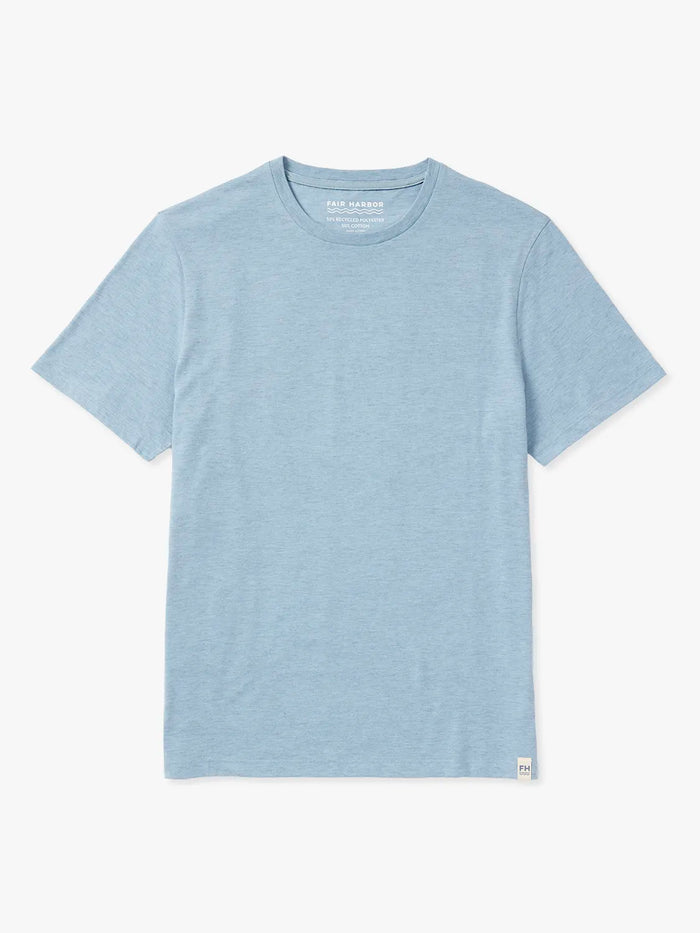 Light blue kismet t-shirt on a white background