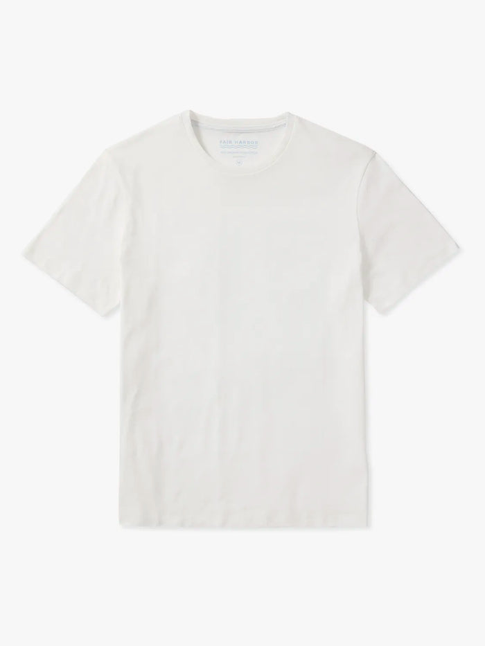 White kismet t-shirt on a white background