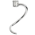 KitchenAid 7 & 8 Qt Commercial NSF Certified Stainless Steel Dough Hook