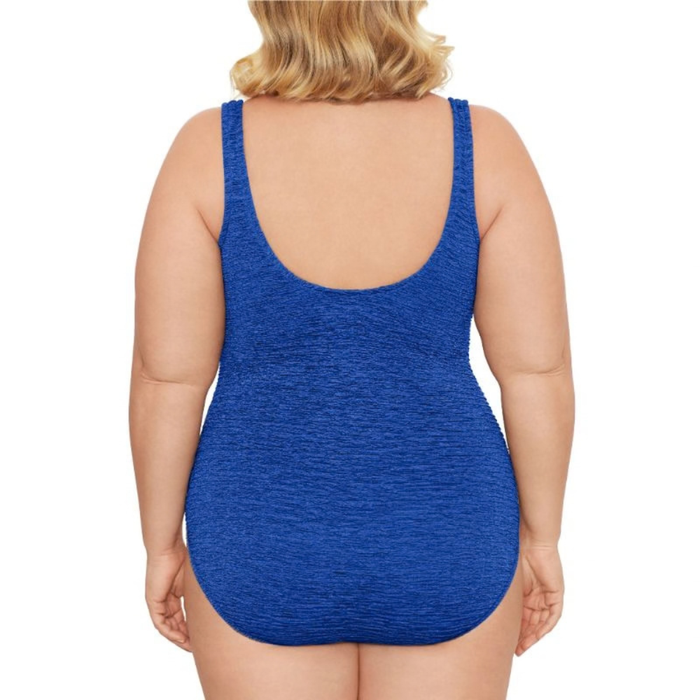 Krinkle Scoop Neck One Piece 70080X