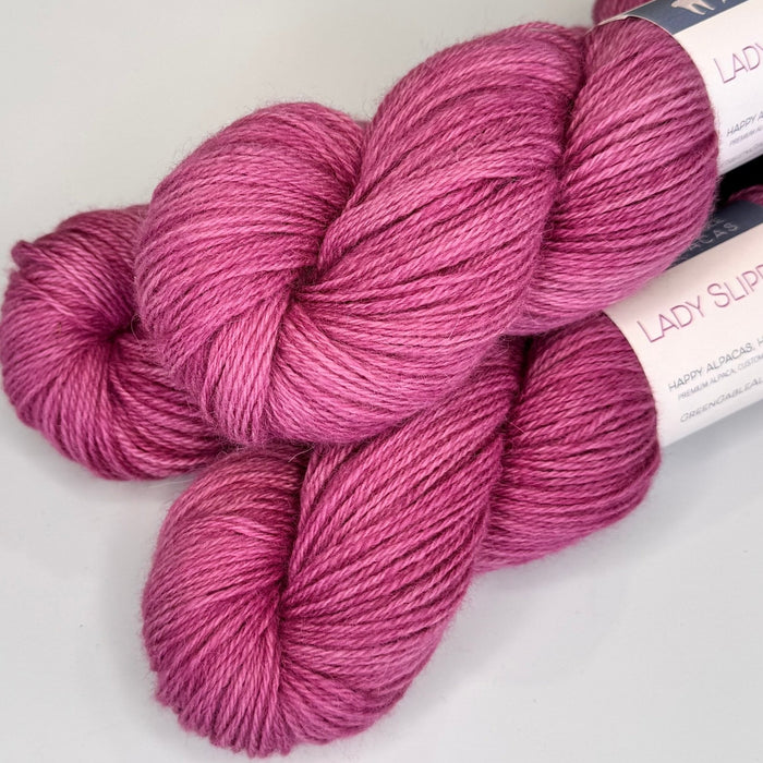 Lady Slipper Fingering Weight Yarn | Charisma - Green Gable Alpacas