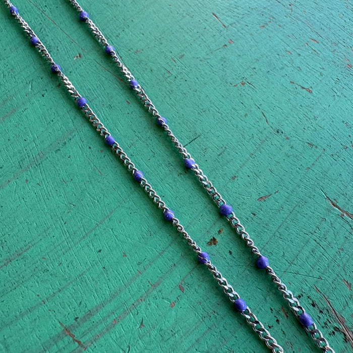 Lavender Cross Necklace