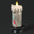 LED Swirl Memorial Cardinal Lantern