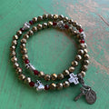 LHJ Signature Rosary Wrap Sacred Heart Bracelet
