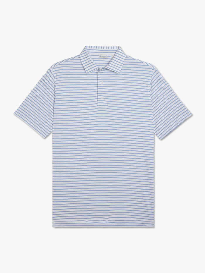 Lisle Polo | Coastal Blue Stripe