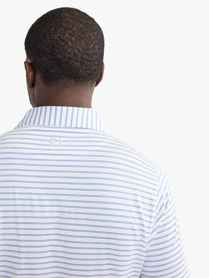 Lisle Polo | Coastal Blue Stripe
