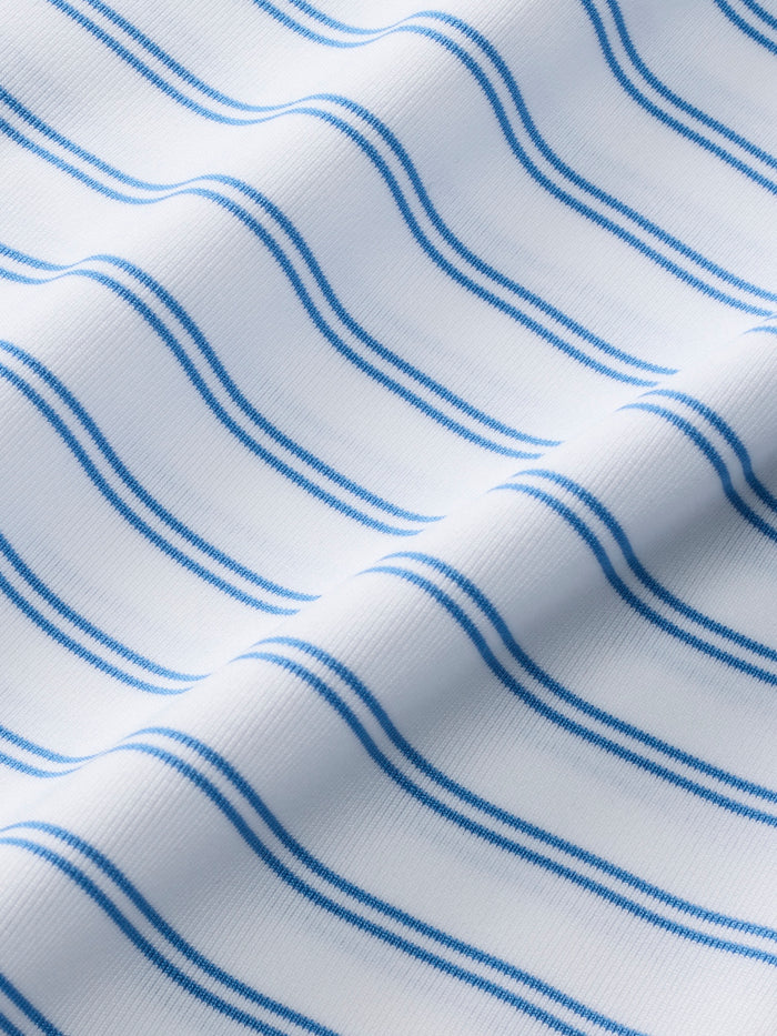 Lisle Polo | Coastal Blue Stripe