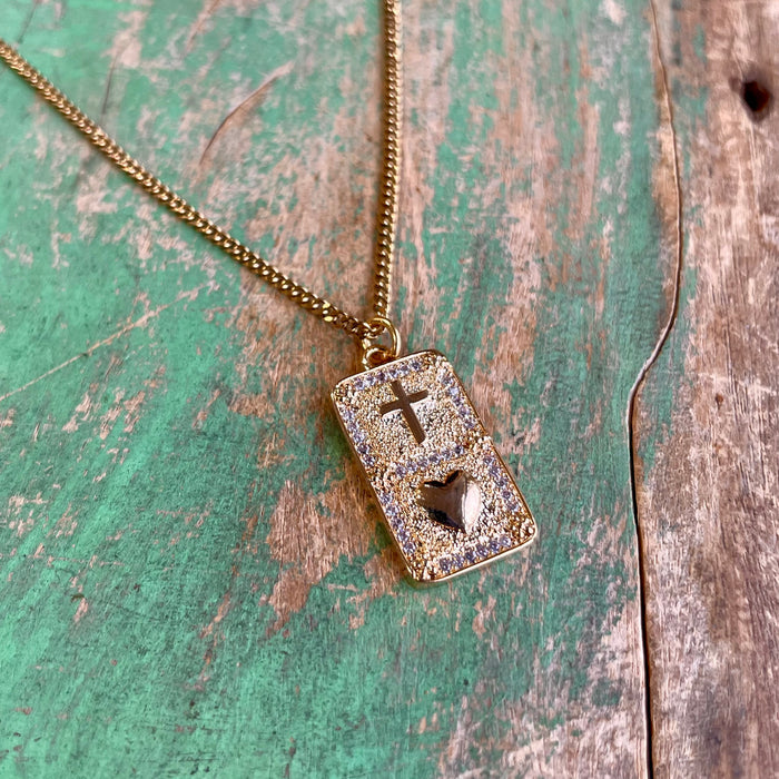 Love and Honor Jesus Chain Necklace