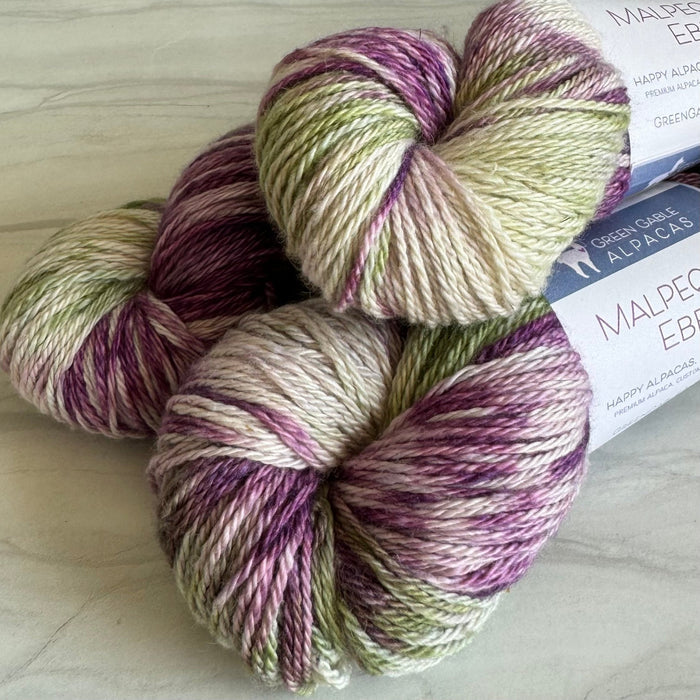 Malpeque Ebb DK Yarn | Calla Lily - Green Gable Alpacas