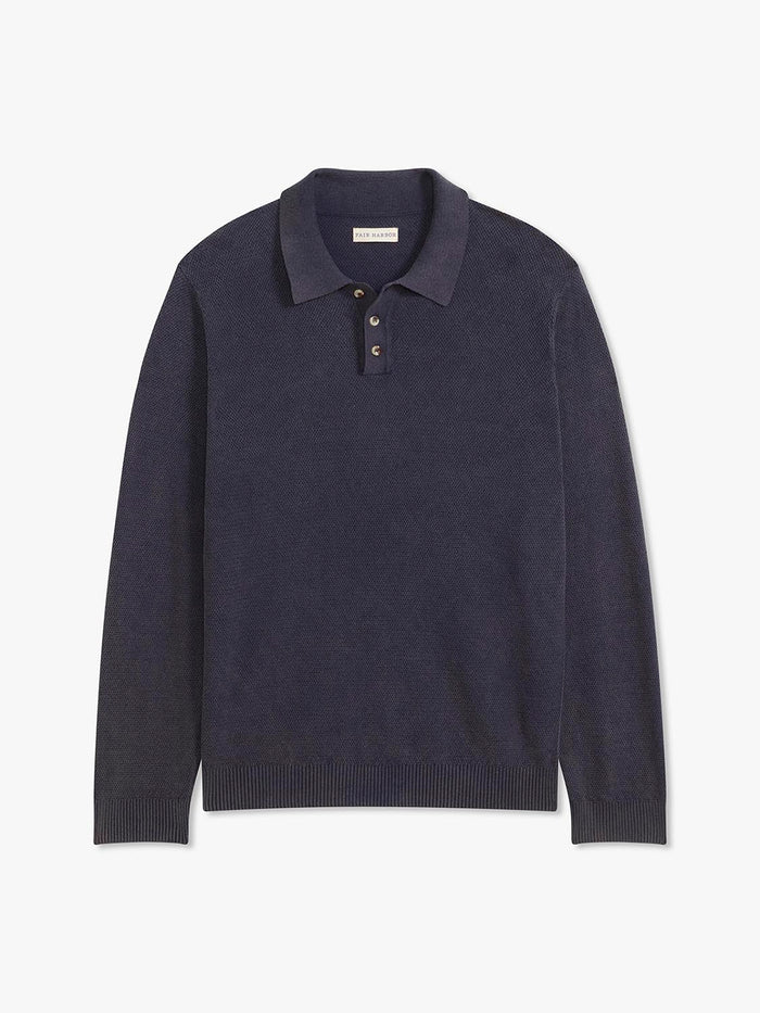 Mariner Long Sleeve Polo | Navy