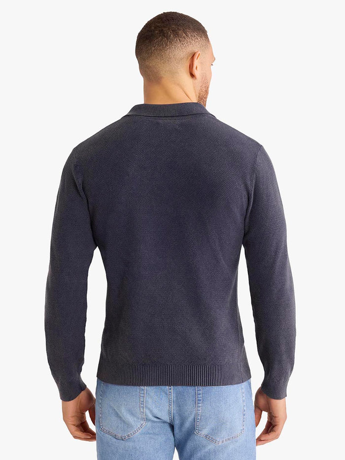 Mariner Long Sleeve Polo | Navy