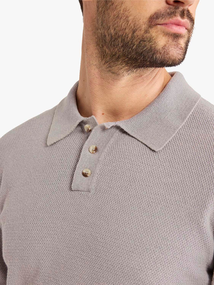 Mariner Long Sleeve Polo | Seastone