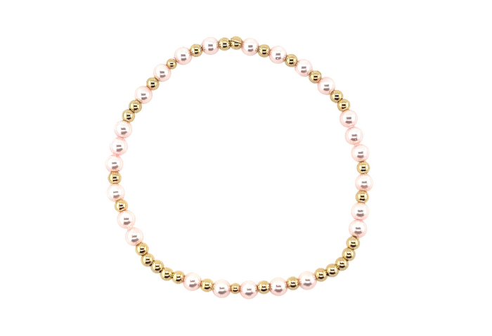 MELANIE | Stretchy Anti-Tarnish Gold Filled & Pearls Bracelet