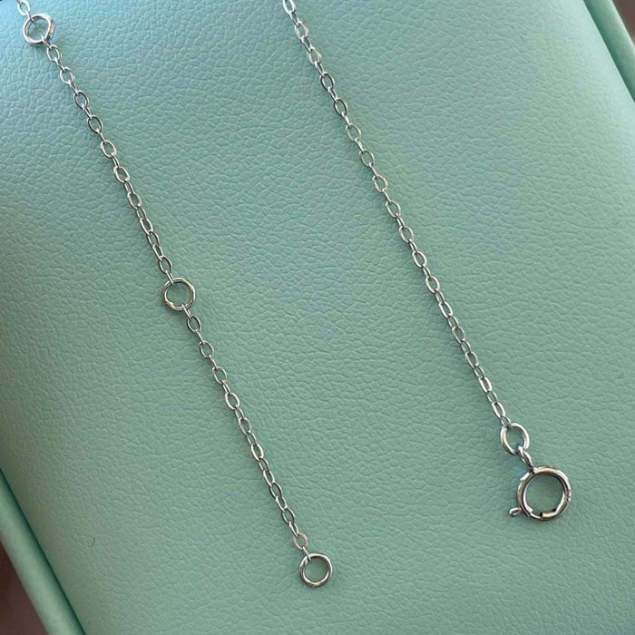 Moissanite Initial A Necklace, Sterling Silver Personalized Jewelry, Initial necklace, gift for her, letter pendant