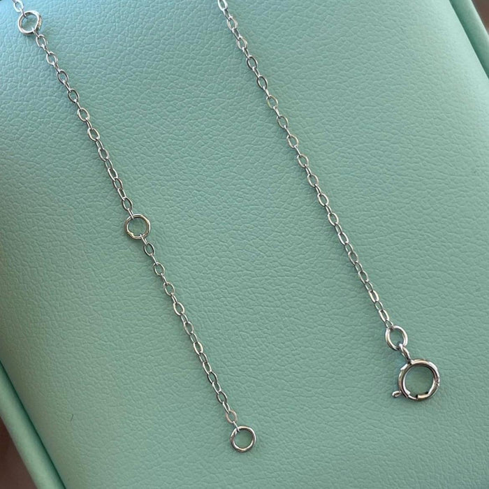 Moissanite Initial letter Necklace, Sterling Silver Personalized Jewelry, initial D, initial necklace, gift for her