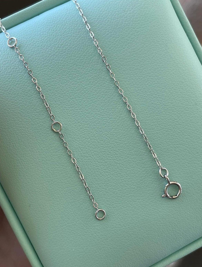 Moissanite Initial Necklace, Sterling Silver Letter Pendant, Petsonolised Necklace, Gift for her, Moissanite jewelry
