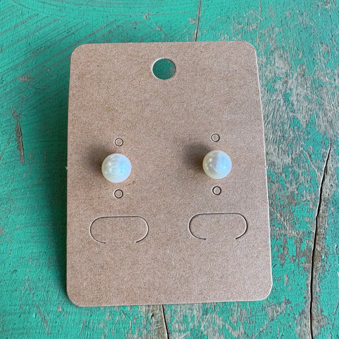Natural Pearl Studs