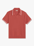 Neptune Sweater Polo | Washed Red