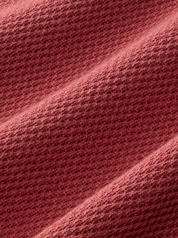 Neptune Sweater Polo | Washed Red