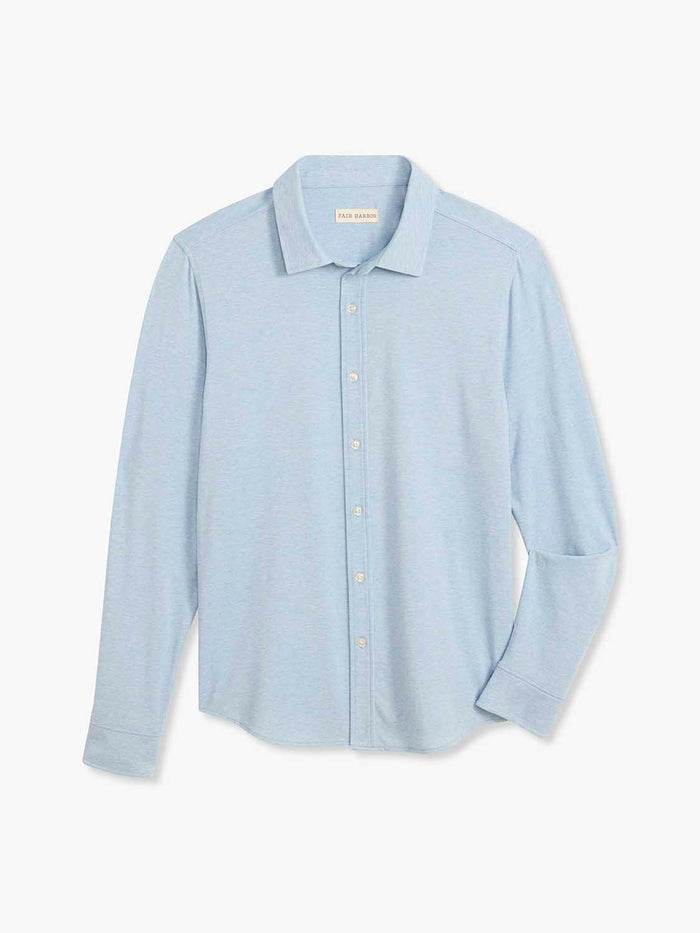 Norwood Long Sleeve Button Up | Light Blue