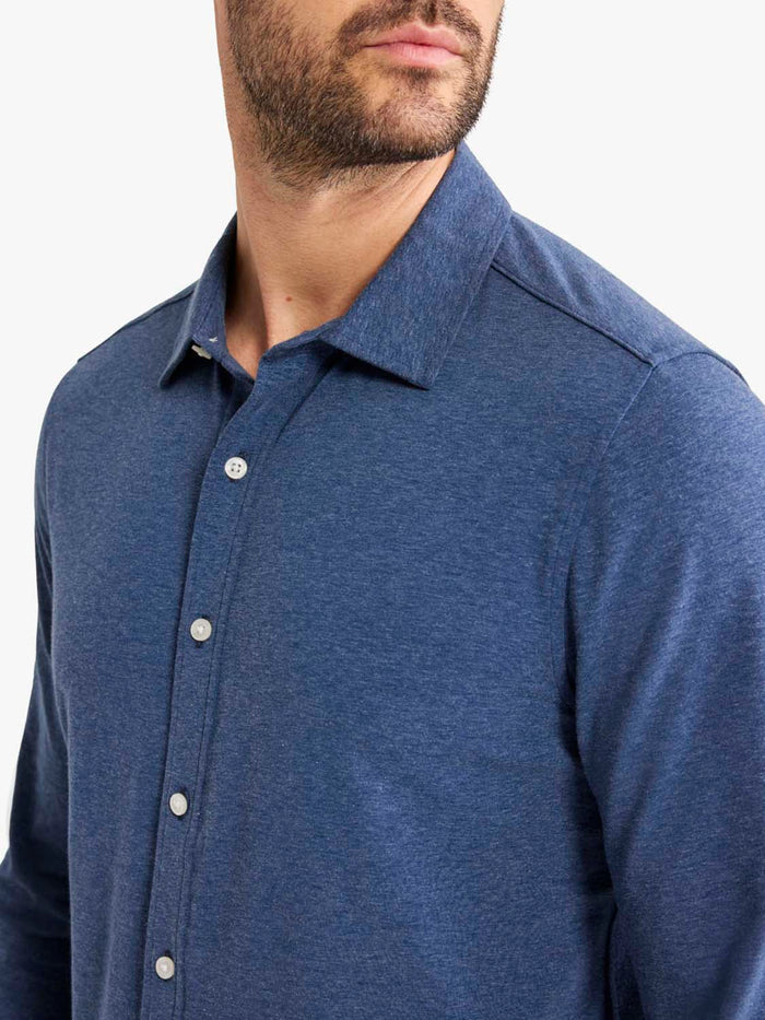 Norwood Long Sleeve Button Up | Navy