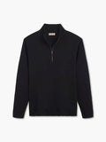 Overlook Quarter Zip | Black