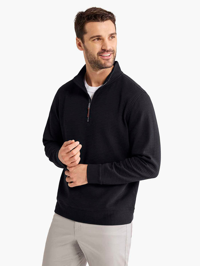 Overlook Quarter Zip | Black