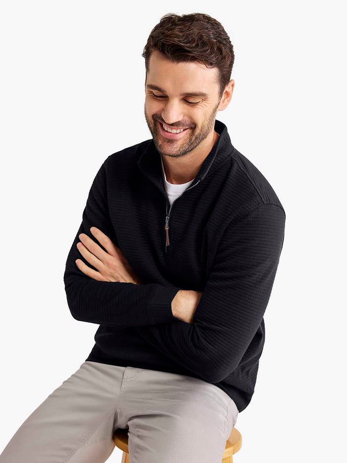 Overlook Quarter Zip | Black