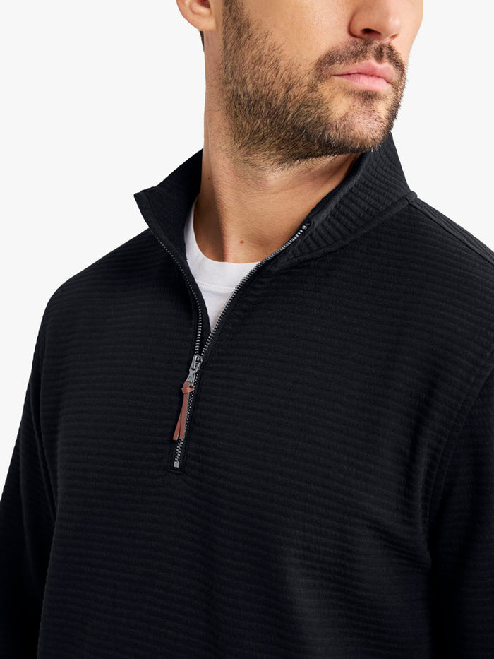 Overlook Quarter Zip | Black