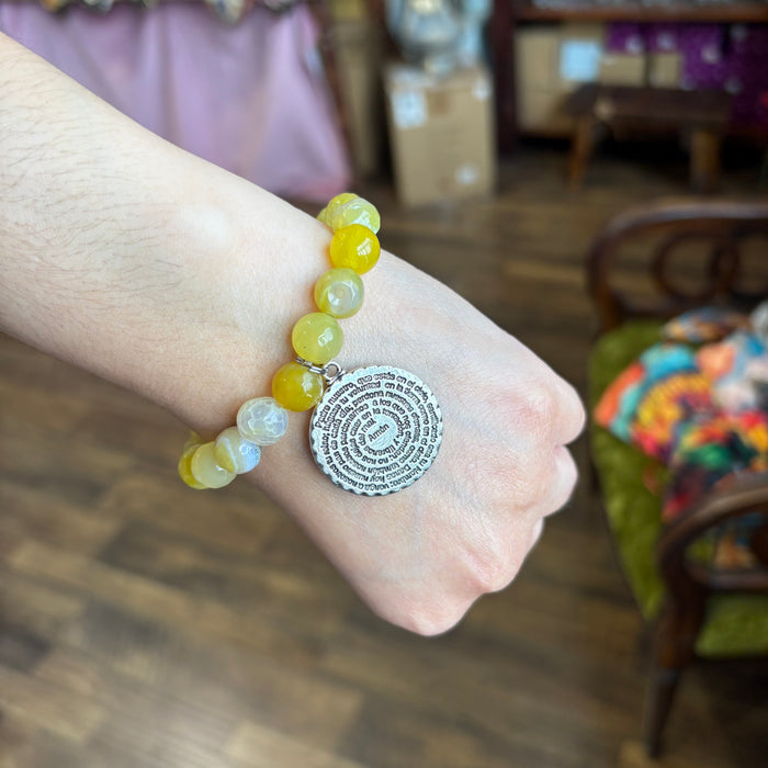 Padre Nuestro Yellow Bracelet