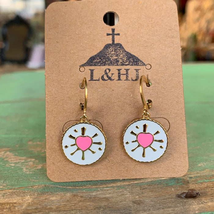 Pink Earrings