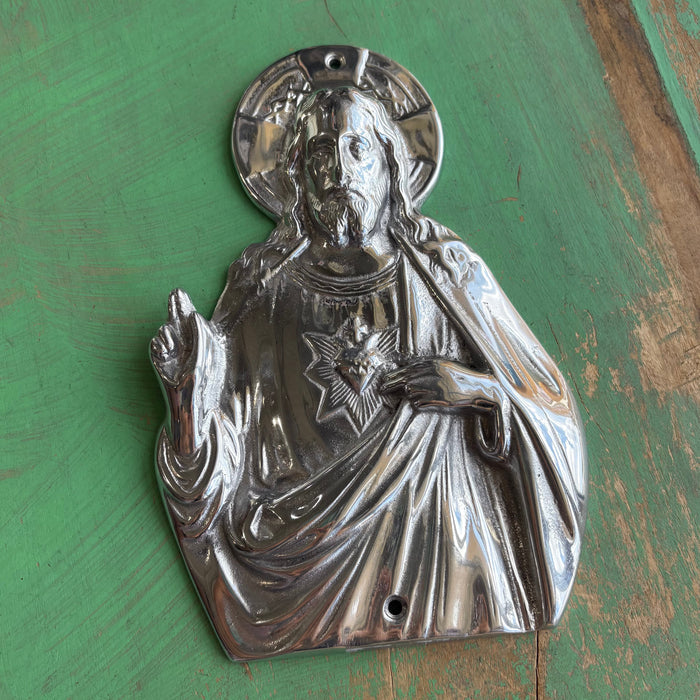 Pewter Sacred Heart of Jesus Peace