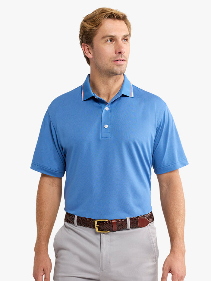 Pique Polo | Ocean Blue