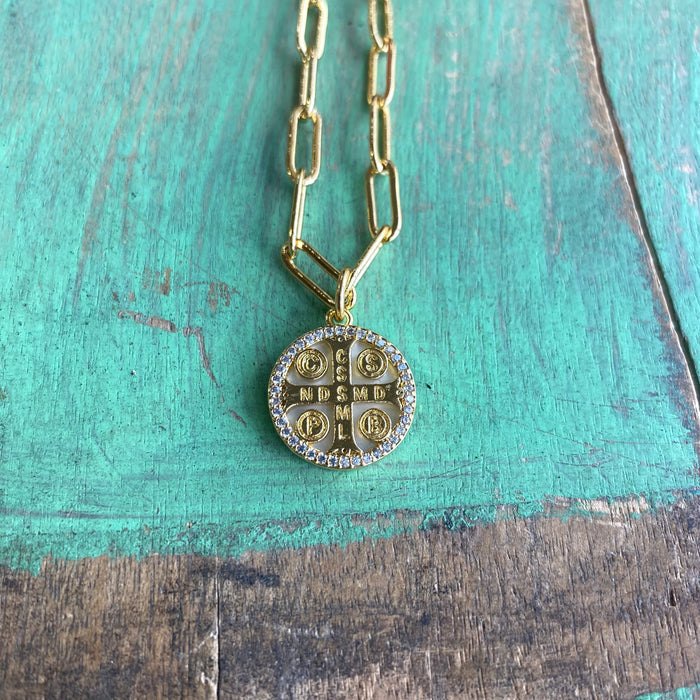 Protection Paperclip Chain Necklace