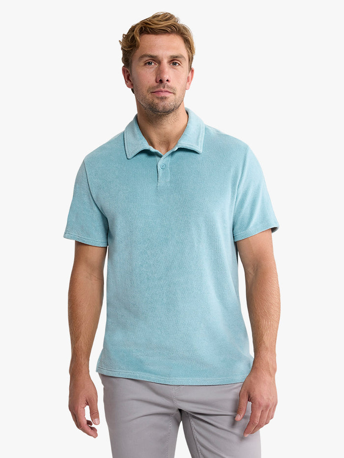Ravello Terry Polo | Bay Blue