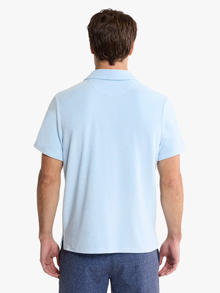 Ravello Terry Polo | Light Blue