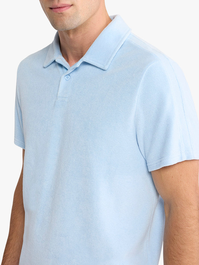 Ravello Terry Polo | Light Blue