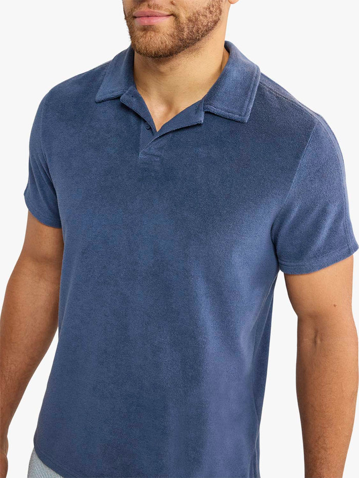 Ravello Terry Polo | Navy