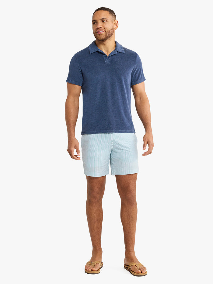 Ravello Terry Polo | Navy