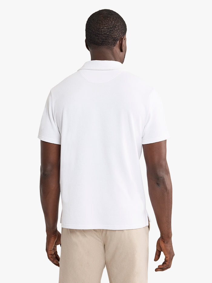 Ravello Terry Polo | White
