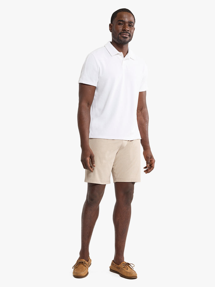 Ravello Terry Polo | White