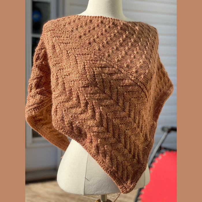 Richland Shawl Pattern - Green Gable Alpacas