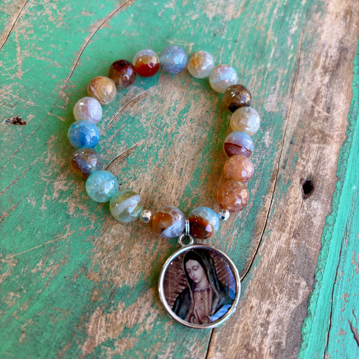 Round OLG Agate Bracelet