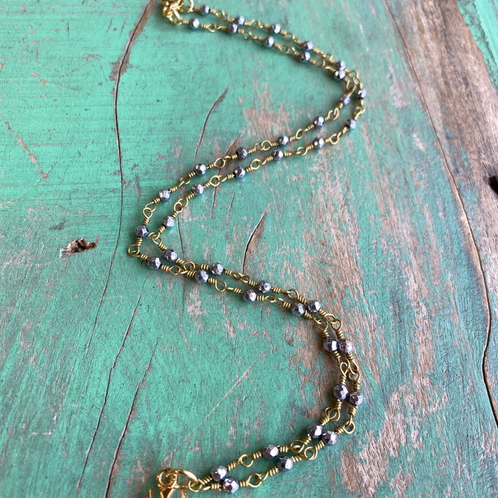 Sacred Heart and Holy Spirit Cross Necklace